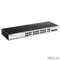 D-Link DGS-1210-28/F3A ����������� L2 ���������� � 24 ������� 10/100/1000Base-T � 4 �����-������� 100/1000Base-T/SFP  [��������: 1 ���]