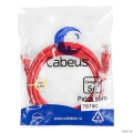 Cabeus PC-UTP-RJ45-Cat.5e-2m-RD ����-���� U/UTP, ��������� 5�, 2xRJ45/8p8c, ����������������, �������, PVC, 2�         [��������: 2 ������]