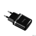 HOCO HC-63094 C12/ Сетевое ЗУ/ 2 USB/ Выход: 12W/ Black  [Гарантия: 1 год]