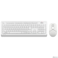 Клавиатура + мышь A4Tech Fstyler FG1012 клав:белый мышь:белый USB беспроводная Multimedia [1599042]  [Гарантия: 1 год]