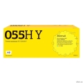 T2  Cartridge 055H Y/3017C002  �������� TC-C055H Y  ��� Canon i-SENSYS LBP663/664/MF742/744 (6000 ���.) ������, � �����  [��������: 1 ���]