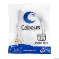 Cabeus PC-UTP-RJ45-Cat.5e-2m-WH ����-���� U/UTP, ��������� 5�, 2xRJ45/8p8c, ����������������, �����, PVC, 2�     [��������: 2 ������]