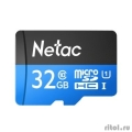 Micro SecureDigital 32GB Netac microSDHC Class10 NT02P500STN-032G-S P500 w/o adapter  [Гарантия: 1 год]