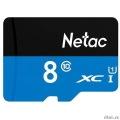 Micro SecureDigital 8GB Netac microSDHC Class10  NT02P500STN-008G-S P500  [: 1 ]