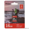 SecureDigital 16GB Netac P600 SDHC U1/C10 up to 80MB/s, retail pack [NT02P600STN-016G-R]  [Гарантия: 1 год]