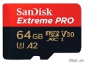 Micro SecureDigital 64GB SanDisk Extreme Pro microSD UH for 4K Video on Smartphones, Action Cams & Drones 200MB/s Read, 90MB/s Write, Lifetime Warranty[SDSQXCU-064G-GN6MA]  [: 1 ]