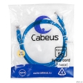 Cabeus PC-UTP-RJ45-Cat.5e-1m-BL ����-���� U/UTP, ��������� 5�, 2xRJ45/8p8c, ����������������, �����, PVC, 1�  [��������: 2 ������]