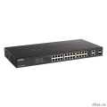 D-Link DGS-1100-26MPV2/A3A ������������� L2 ���������� � 24 ������� 10/100/1000Base-T � 2 �����-������� 1000Base-T/SFP (24 ����� PoE 802.3af/at, PoE-������ 370 ��)  [��������: 1 ���]