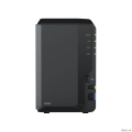 Synology DS223 ������� ��������� NAS, ����� 2x2.5"/3.5" SATA3, 1x1 ����/�, 3xUSB 3.X, Realtek RTD1619B/4x1.7 ���, DDR4 2Gb, 60W ����� UK/HK 3-pin  [��������: 1 ���]