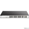 D-Link DGS-1210-28MP/F4A ����������� L2 ���������� � 24 ������� 10/100/1000Base-T � 4 �����-������� 100/1000Base-T/SFP (24 ����� PoE 802.3af/at, PoE-������ 370 ��)  [��������: 1 ���]