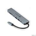 Exegate EX293983RUS ���-������� ExeGate DUB-21C/PD/CR/H (������-������� USB Type-C --> 2xUSB3.0 + Card Reader + PD 100W + HDMI 4K@60Hz, Plug&Play, �����)  [��������: 1 ���]