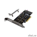 ORIENT C303E2 , ���������� PCI-Ex8->2 x M.2 M-key NVMe SSD, ��� 2230/2242/2260/2280/22110, 2 ������ ��������� � ��������� (31325)  [��������: 1 ���]