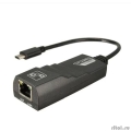 Bion Переходник с кабелем USB C - RJ45, 1000мб/с, длинна кабеля 15 см, черный [BXP-A-USBC-LAN-B]  [Гарантия: 6 месяцев]