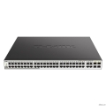 D-Link DGS-1210-52MP/F4A PROJ ����������� L2 ���������� � 48 ������� 10/100/1000Base-T � 4 �����-������� 100/1000Base-T/SFP (48 ������ PoE 802.3af/at, PoE-������ 370 ��)  [��������: 1 ���]