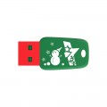 ������ 64Gb Netac U197, USB2.0, �����������, X-mas (NT03U197N-064G-20RG)