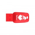 ������ 64Gb Netac U197, USB2.0, �����������, X-mas (NT03U197N-064G-20RG)